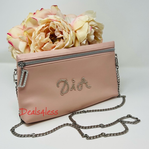 Dior Cosmetic Bag to Crossbody Bling Beaded Purse Charm Designer Clutch